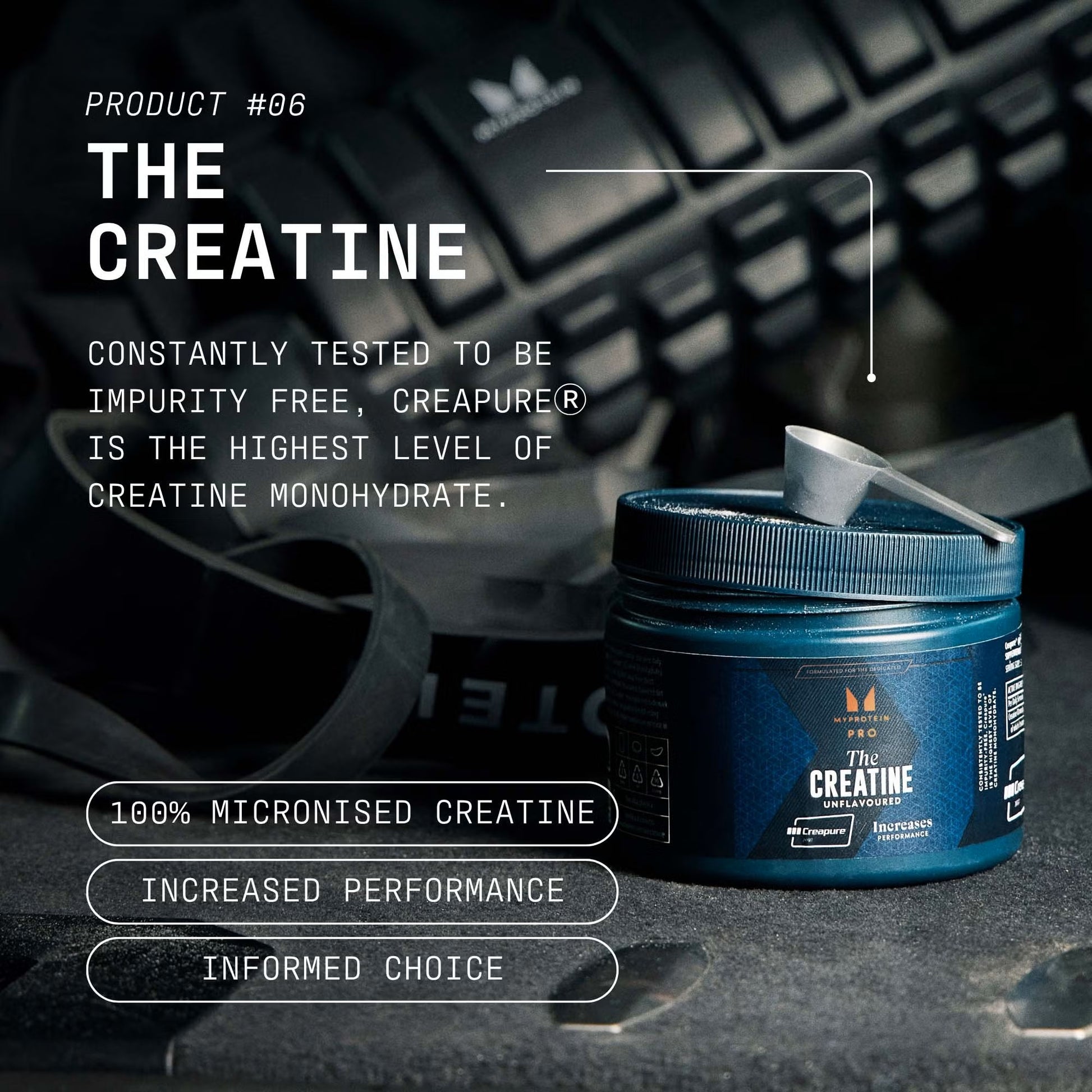 The creatine (Creapure)